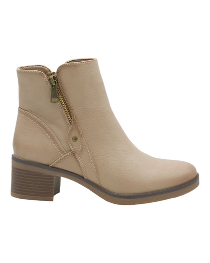 BOTINES DE MUJER HISPAFLEX 2407 EN BEIGE