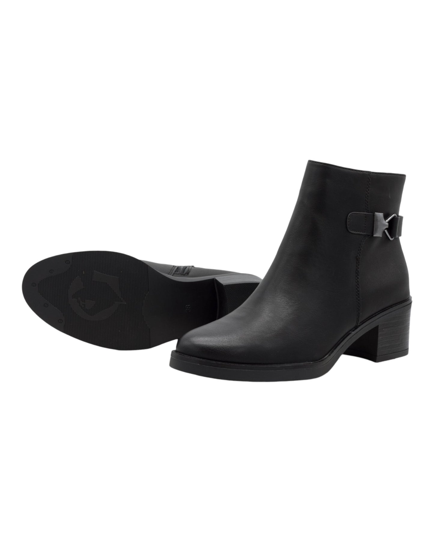 BOTINES DE MUJER HISPAFLEX 2406 EN NEGRO