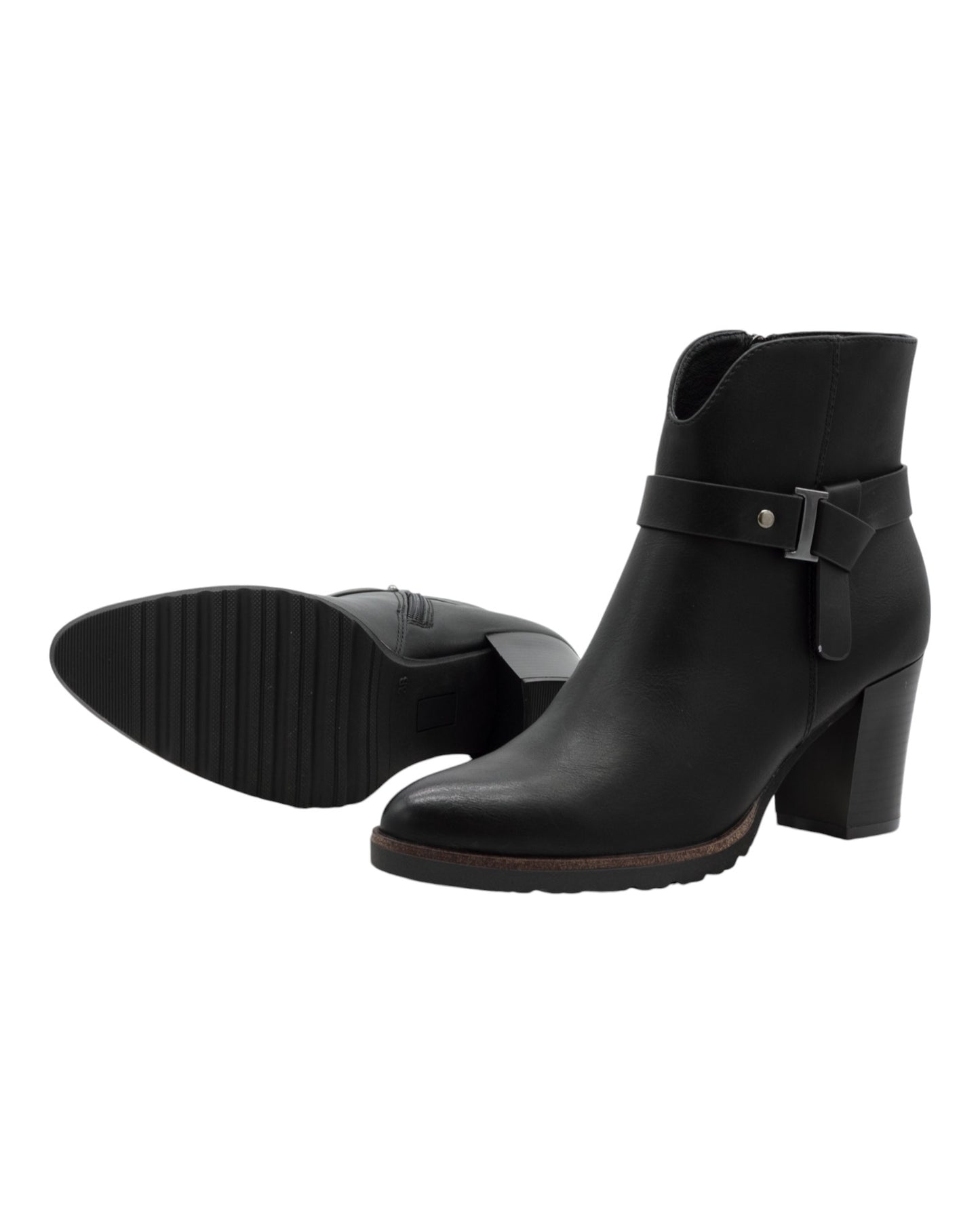 BOTINES DE MUJER HISPAFLEX 2420 EN NEGRO