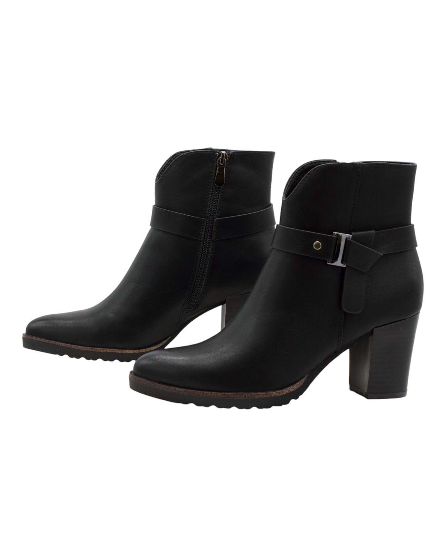 BOTINES DE MUJER HISPAFLEX 2420 EN NEGRO