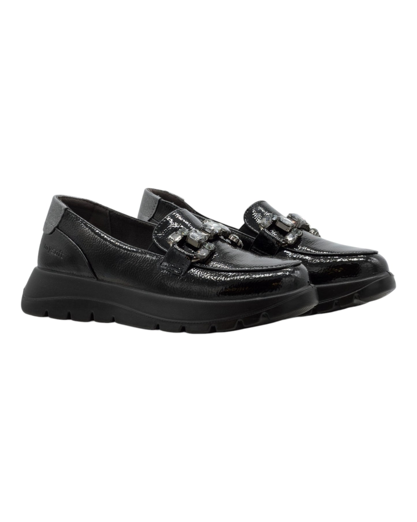 ZAPATOS DE MUJER MYSOFT 24M625 EN NEGRO