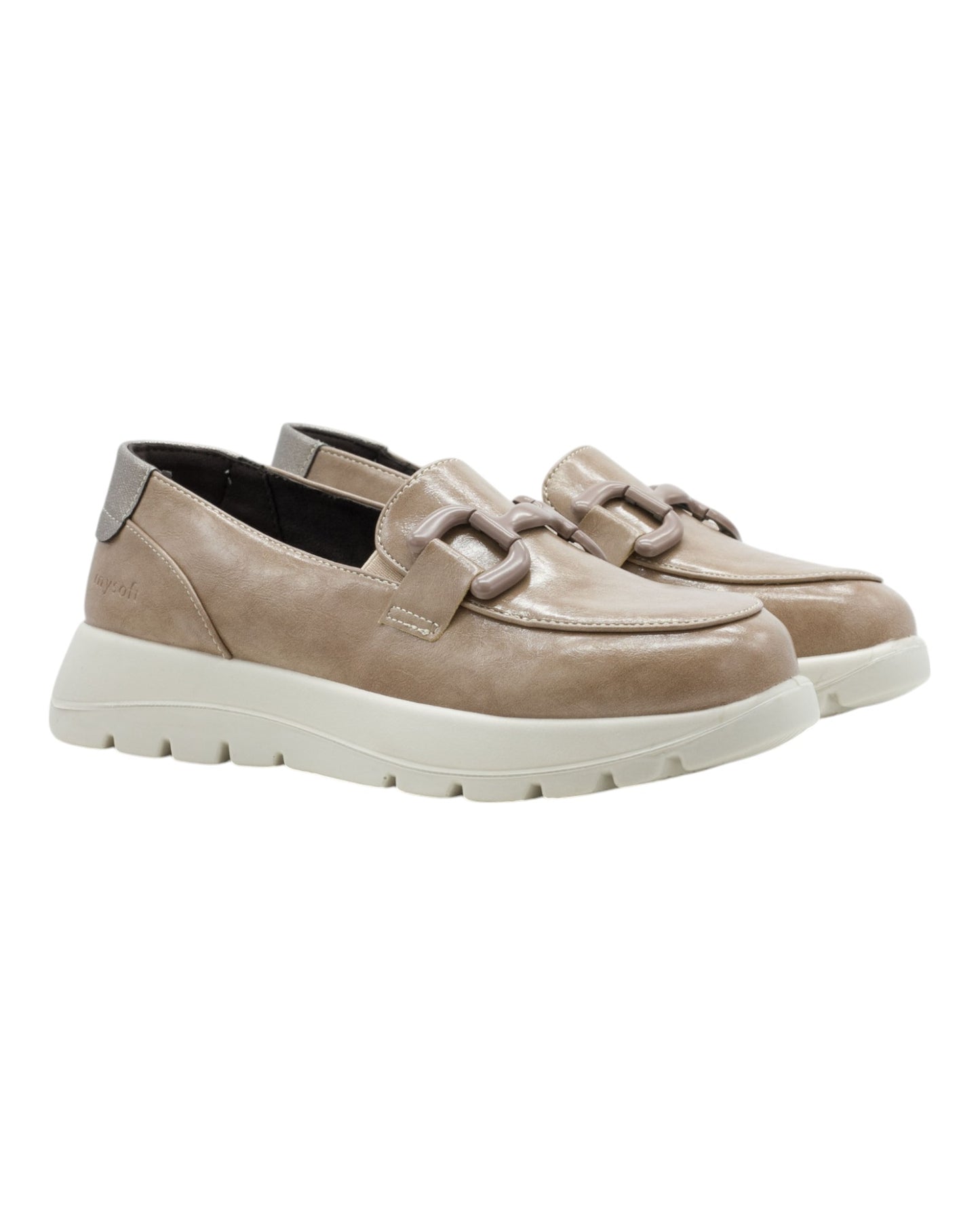 ZAPATOS DE MUJER MYSOFT 24M623 EN TAUPE