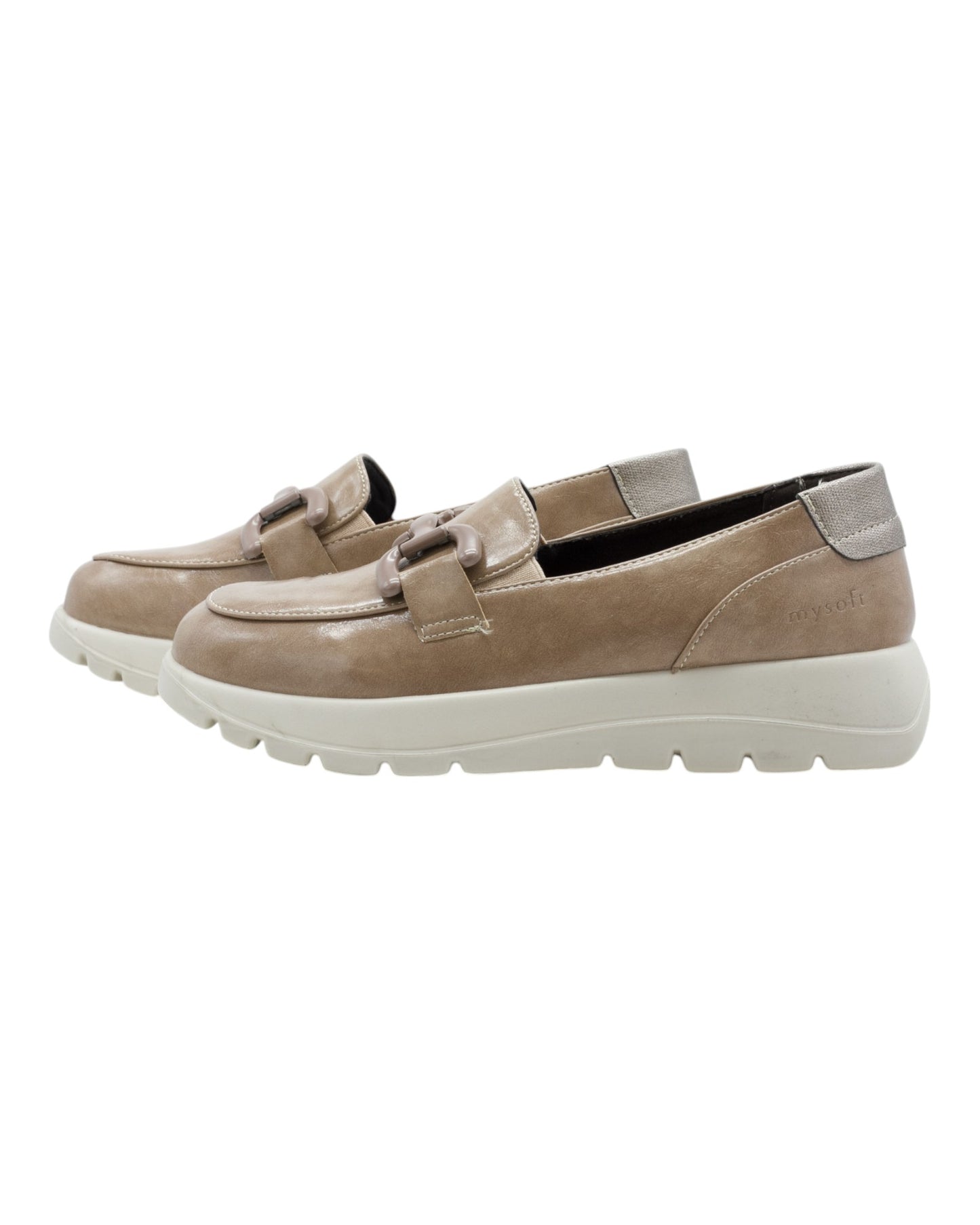 ZAPATOS DE MUJER MYSOFT 24M623 EN TAUPE