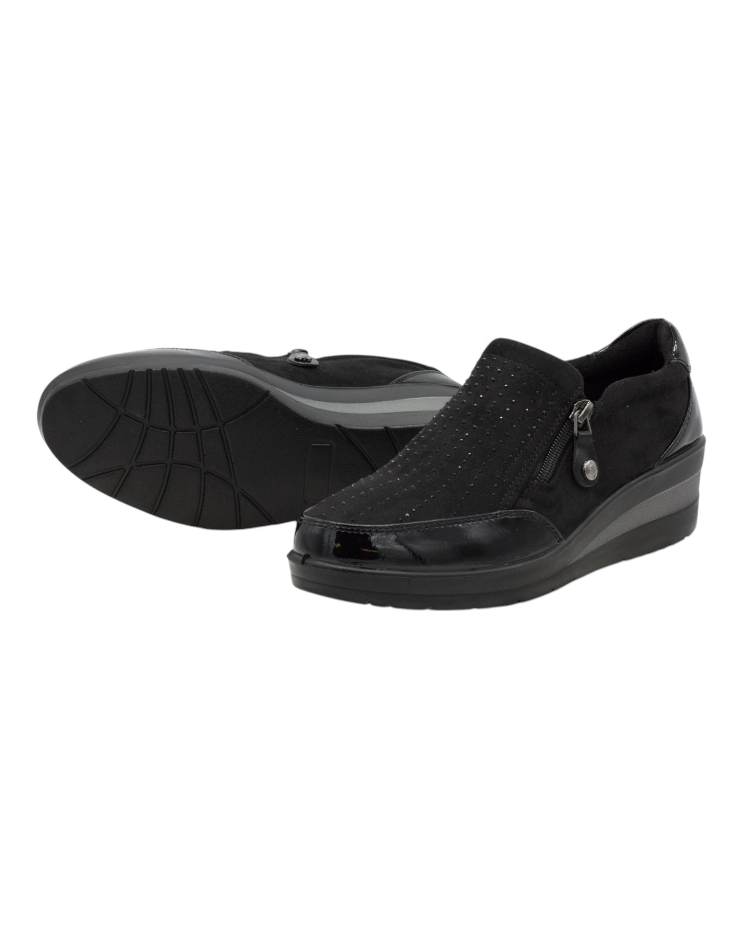 DEPORTIVOS DE MUJER AMARPIES AMD25337 EN NEGRO