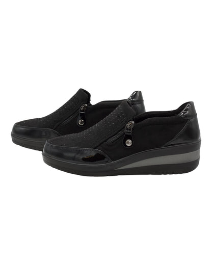 DEPORTIVOS DE MUJER AMARPIES AMD25337 EN NEGRO