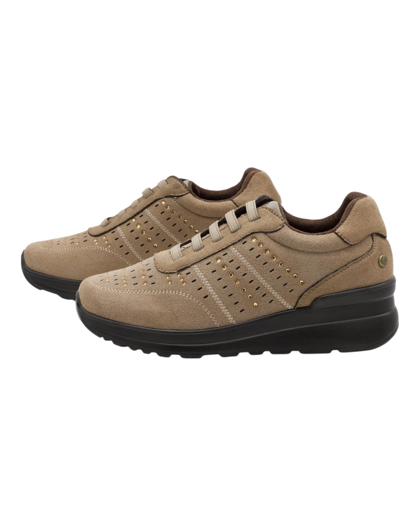 DEPORTIVOS DE MUJER AMARPIES AST27000 EN TAUPE