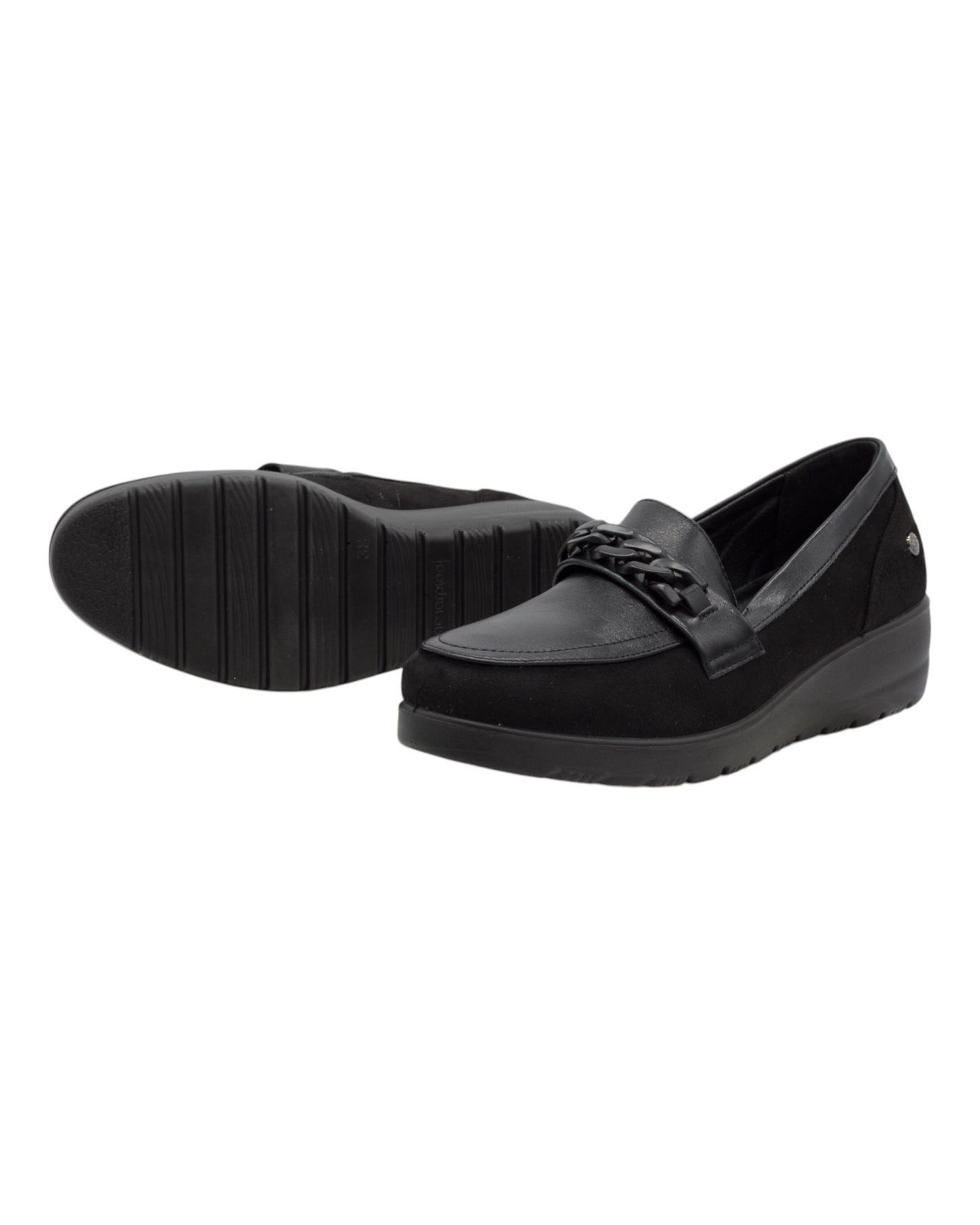 ZAPATOS DE MUJER AMARPIES AST27006 EN NEGRO