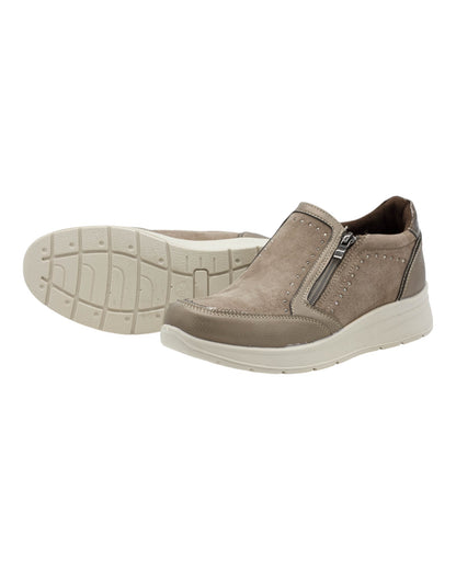 ZAPATOS DE MUJER AMARPIES ATL27021 EN TAUPE