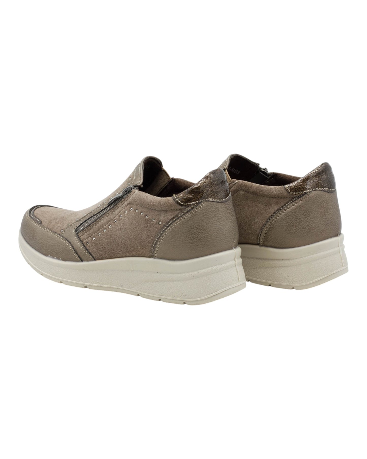 ZAPATOS DE MUJER AMARPIES ATL27021 EN TAUPE