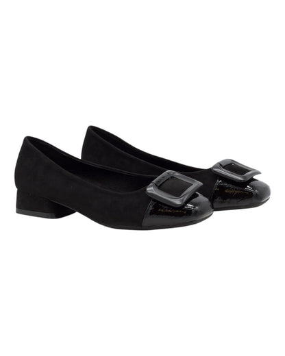 MANOLETINAS DE MUJER AMARPIES ABZ27069 EN NEGRO