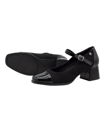 ZAPATOS DE MUJER AMARPIES AMD27121 EN NEGRO