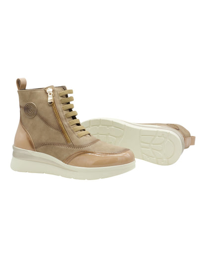 BOTINES DE MUJER AMARPIES AMD27089 EN BEIGE