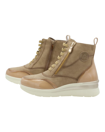 BOTINES DE MUJER AMARPIES AMD27089 EN BEIGE