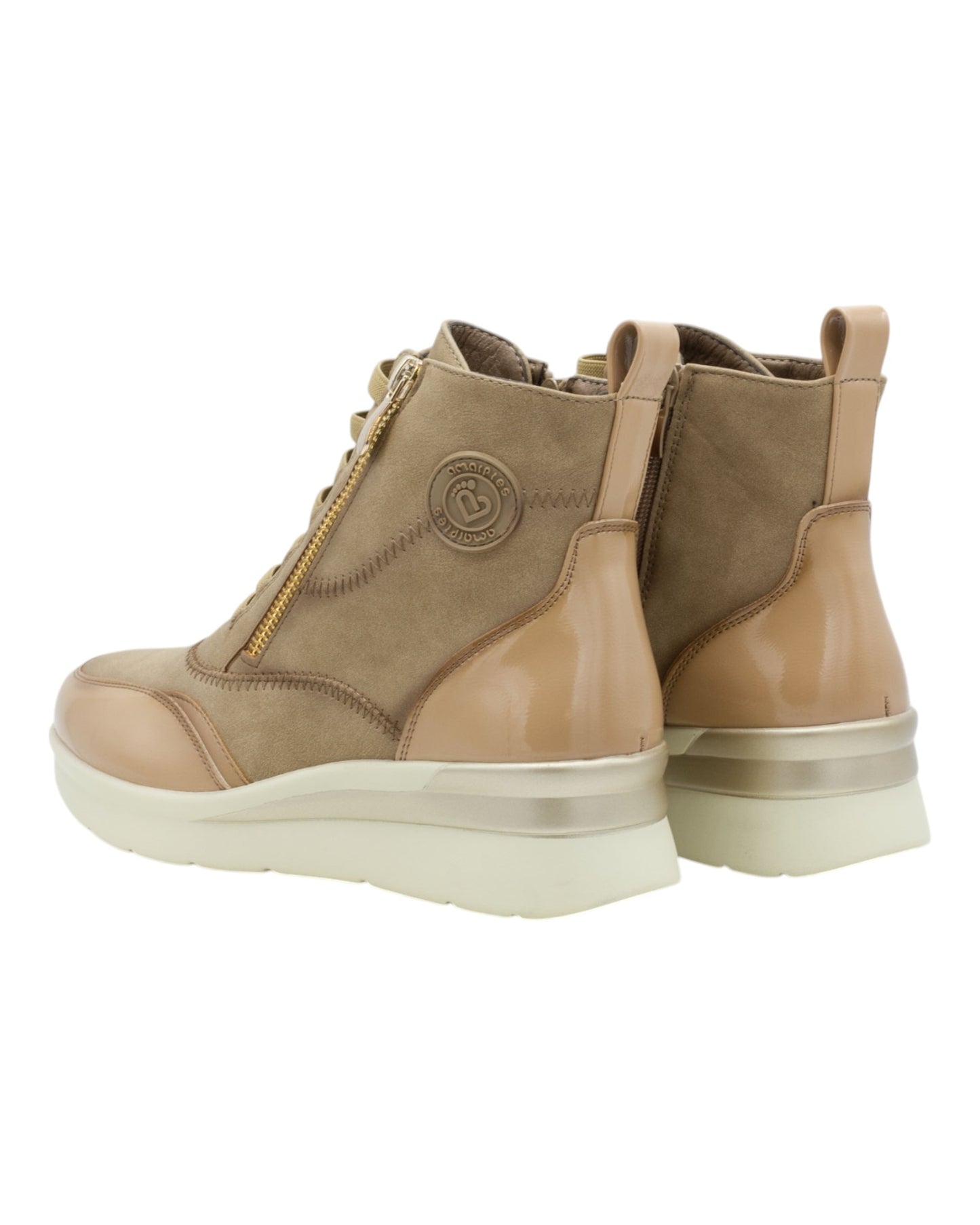 BOTINES DE MUJER AMARPIES AMD27089 EN BEIGE