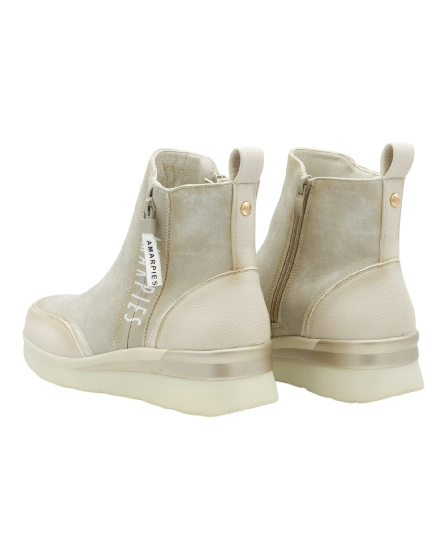 BOTINES DE MUJER AMARPIES AMD27090 EN BEIGE