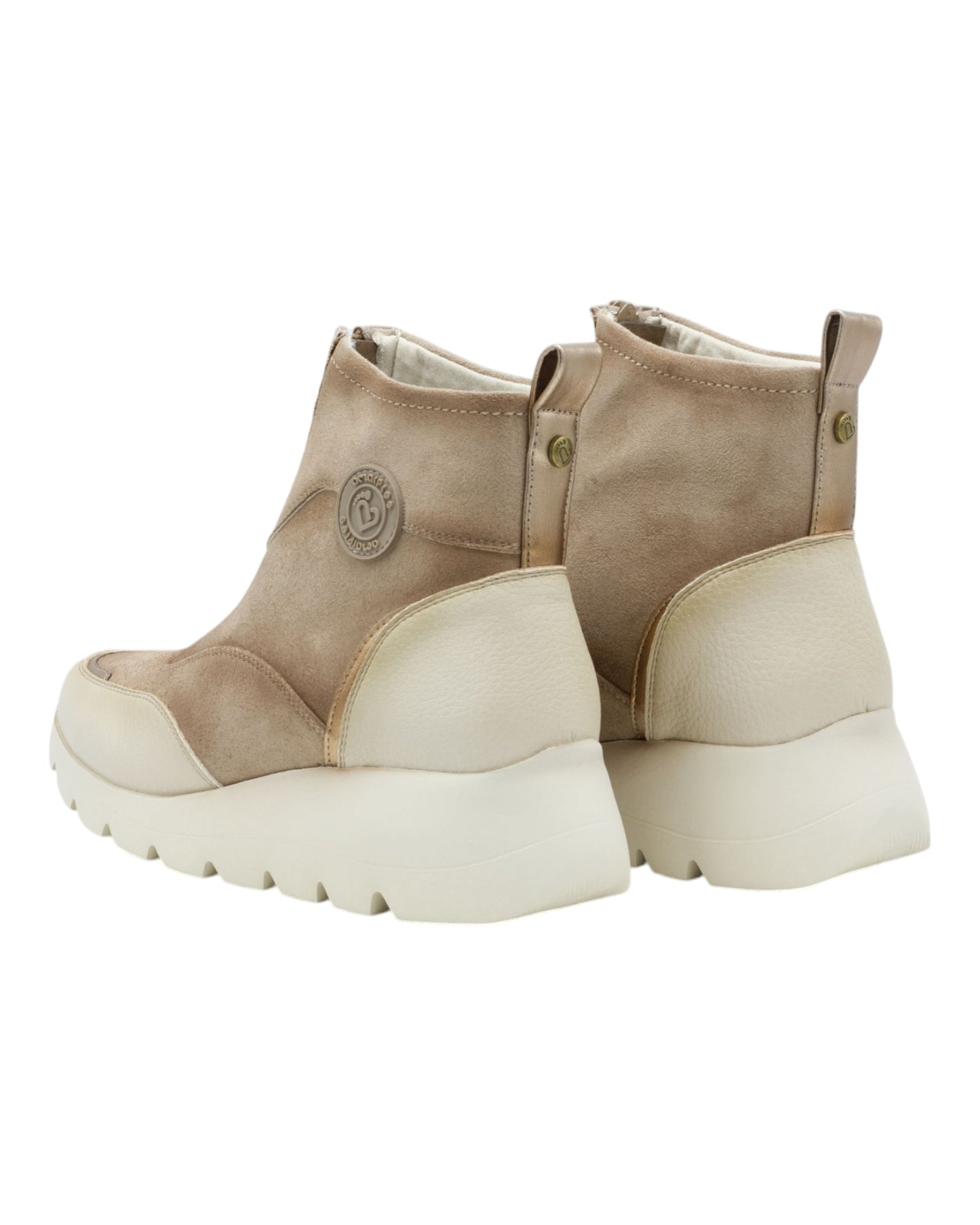 BOTINES DE MUJER AMARPIES AMD27098 EN BEIGE