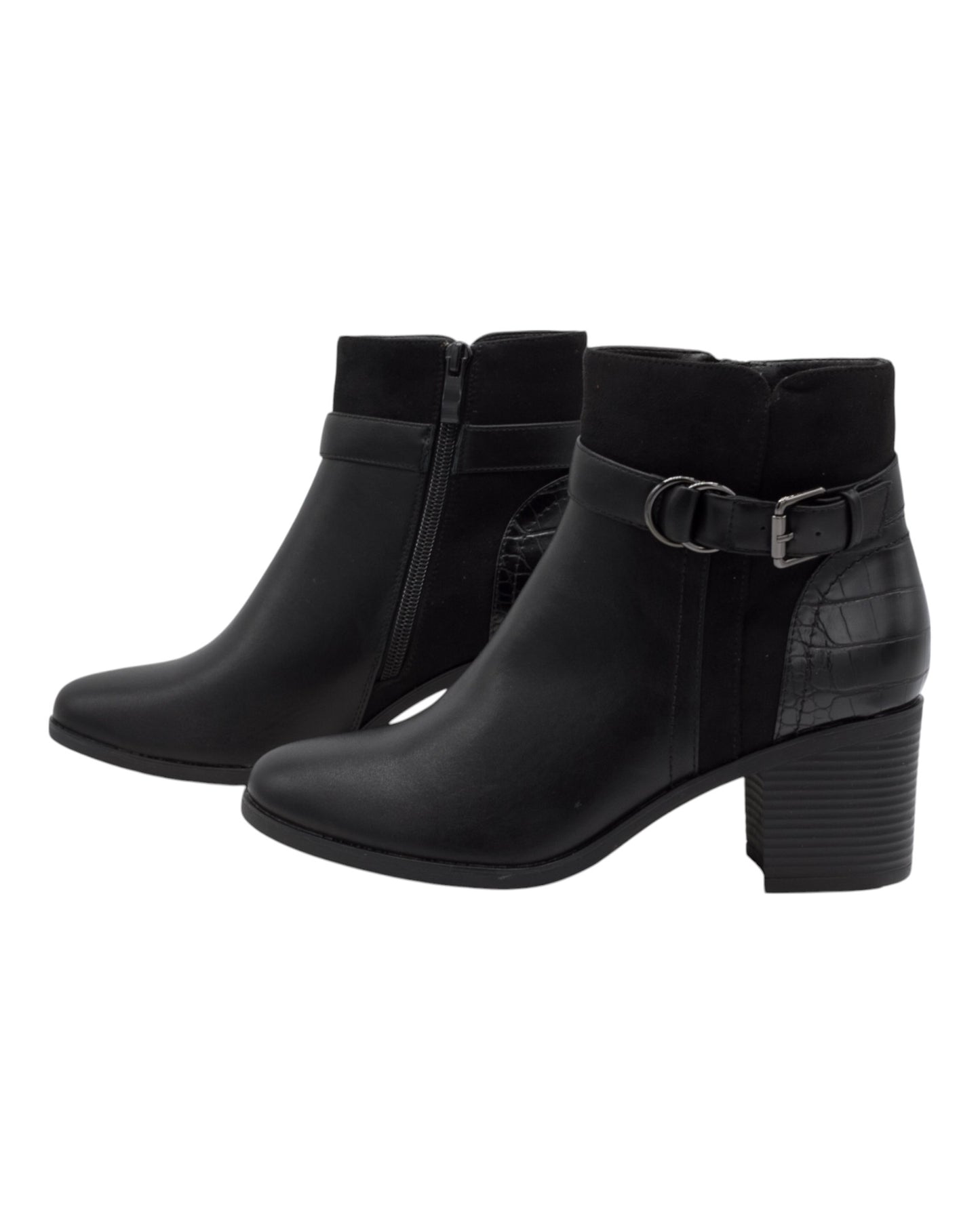 BOTINES DE MUJER AMARPIES ASY27295 EN NEGRO