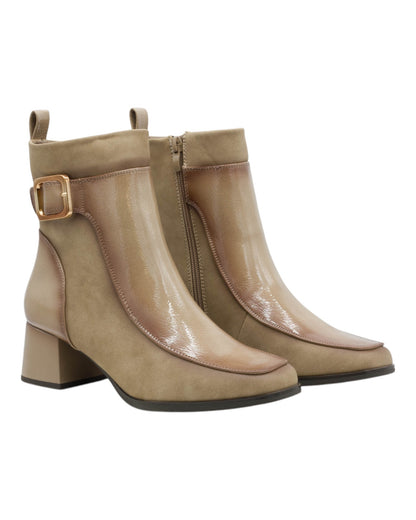 BOTINES DE MUJER AMARPIES AMD27128 EN TAUPE