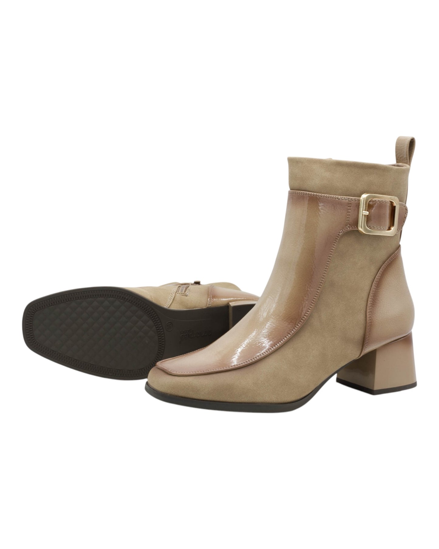 BOTINES DE MUJER AMARPIES AMD27128 EN TAUPE