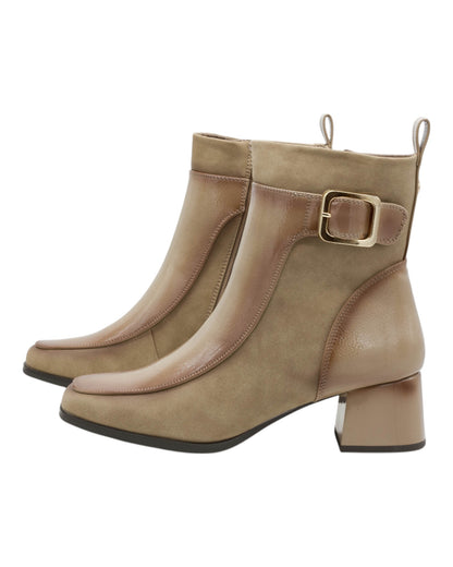 BOTINES DE MUJER AMARPIES AMD27128 EN TAUPE