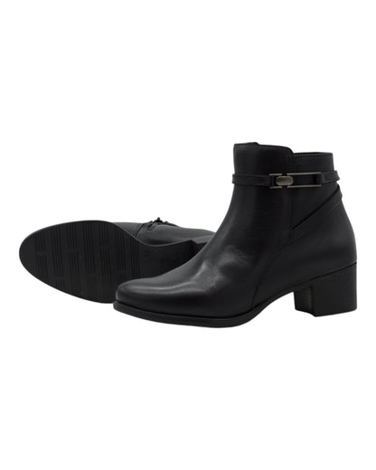 BOTINES DE MUJER PASTOR 9057 EN NEGRO