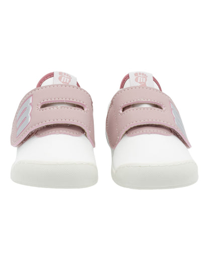 ZAPATILLAS DE NIÑO MUSTANG 48909 EN BLANCO-ROSA