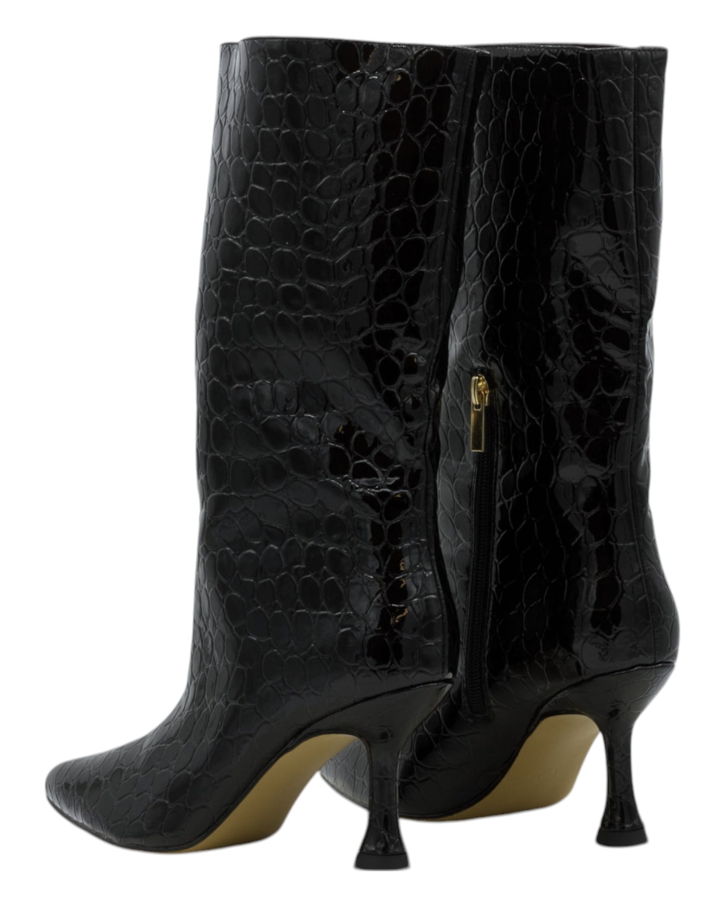 BOTAS DE MUJER PASTOR M3945 EN NEGRO