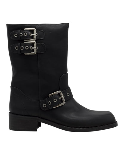 BOTAS DE MUJER PASTOR M4820 EN NEGRO