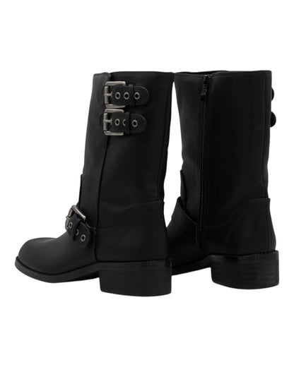 BOTAS DE MUJER PASTOR M4820 EN NEGRO