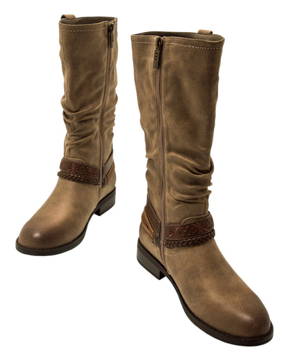 BOTAS DE MUJER MUSTANG 59347 EN TAUPE