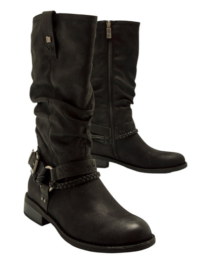 BOTAS DE MUJER MUSTANG 59347 EN NEGRO