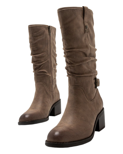 BOTAS DE MUJER MUSTANG 59352 EN TAUPE