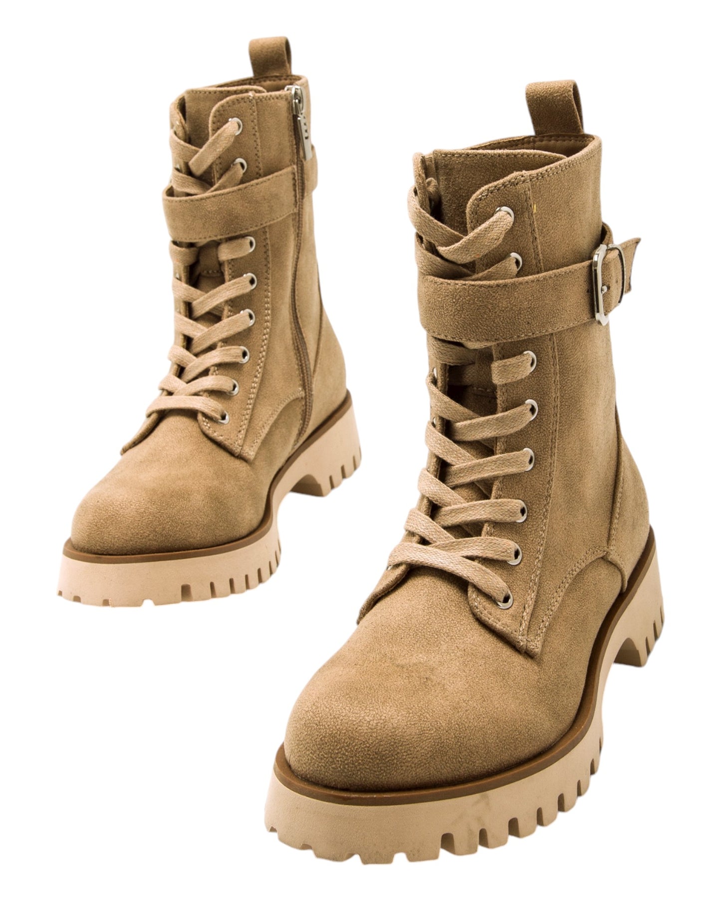 BOTINES DE MUJER MUSTANG 59469 EN TAUPE