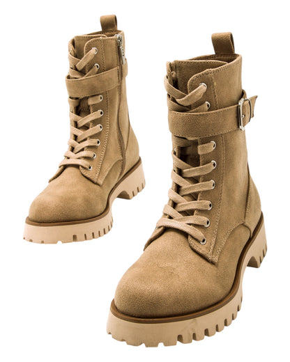 BOTINES DE MUJER MUSTANG 59469 EN TAUPE