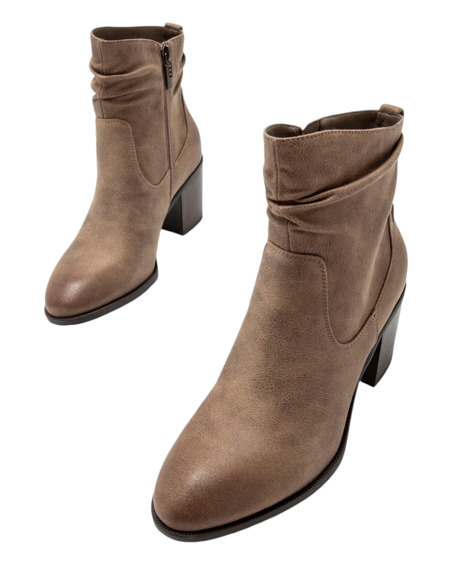 BOTINES DE MUJER MUSTANG 59501 EN TAUPE