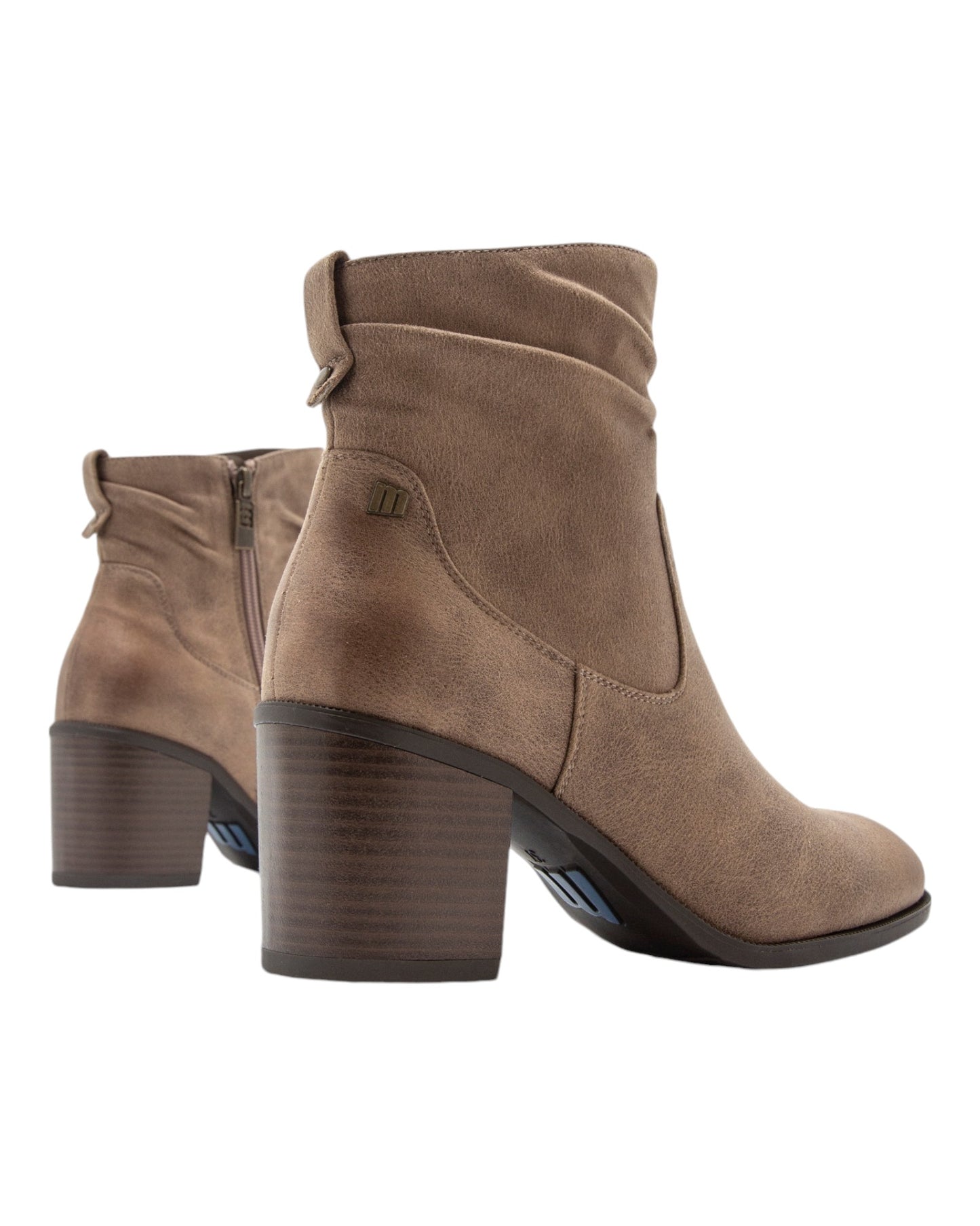 BOTINES DE MUJER MUSTANG 59501 EN TAUPE