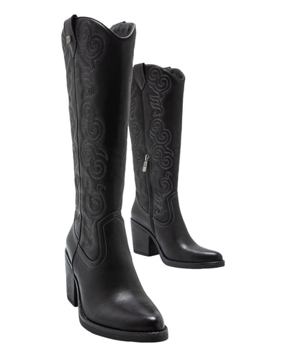 BOTAS DE MUJER MUSTANG 59582 EN NEGRO