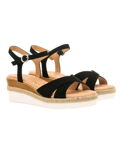 SANDALIAS DE MUJER MUSTANG 59715 EN NEGRO