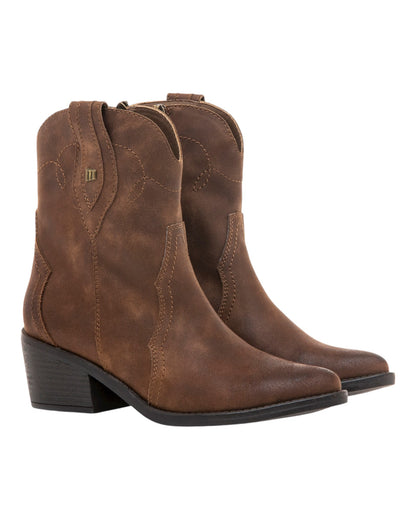 BOTAS DE MUJER MUSTANG 59845 EN CUERO