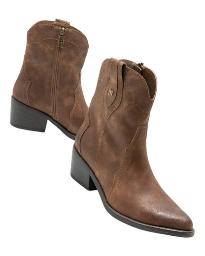 BOTAS DE MUJER MUSTANG 59845 EN CUERO