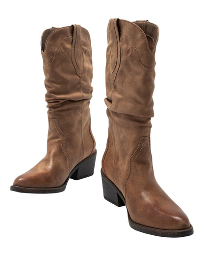 BOTAS DE MUJER MUSTANG 59846 EN TAUPE