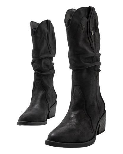 BOTAS DE MUJER MUSTANG 59846 EN NEGRO