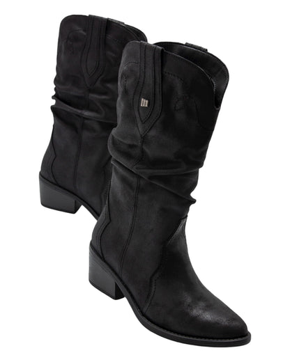 BOTAS DE MUJER MUSTANG 59846 EN NEGRO