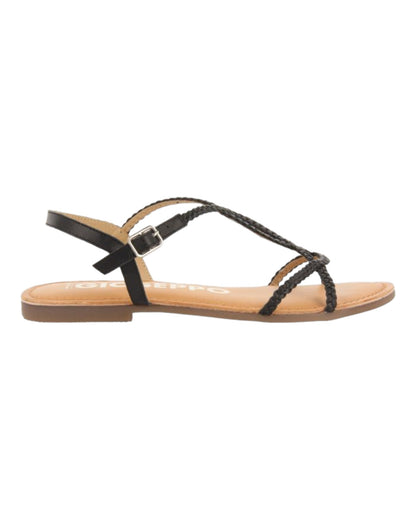 SANDALIAS DE MUJER GIOSEPPO 69112-P EN NEGRO