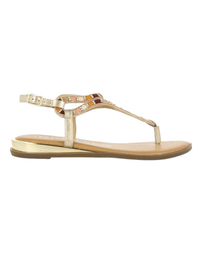 SANDALIAS DE MUJER GIOSEPPO 72026-P EN ORO