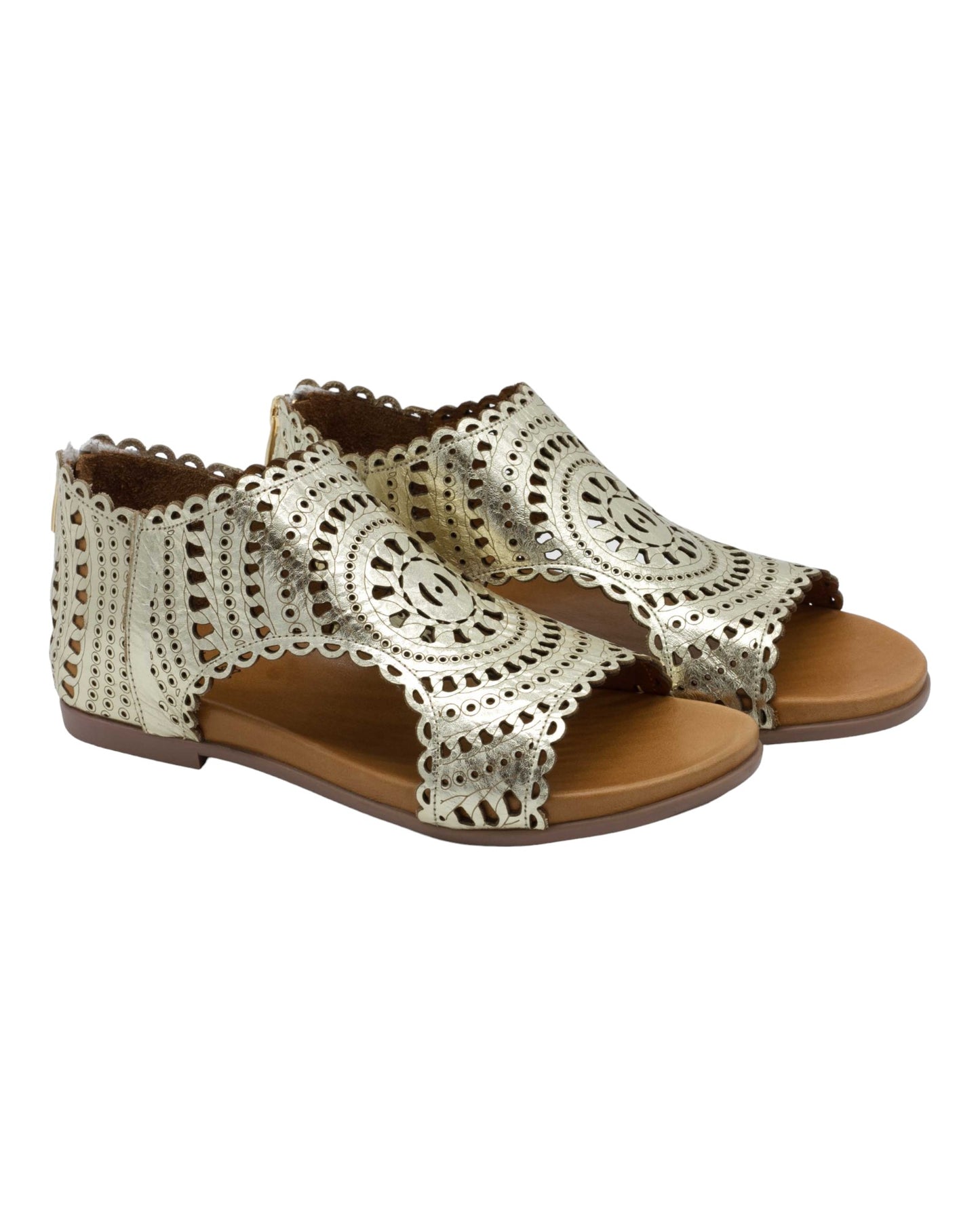 SANDALIAS DE MUJER TOP3 SR24492 EN ORO