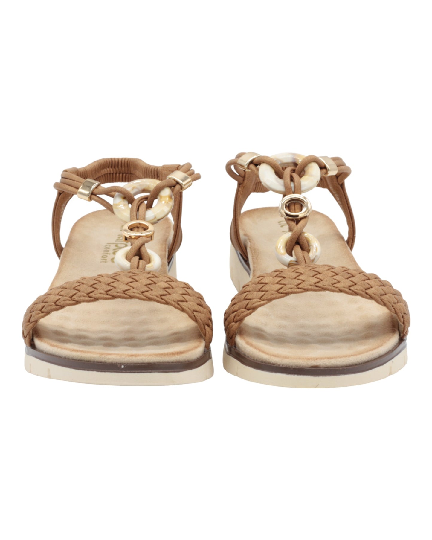 SANDALIAS DE MUJER AMARPIES ABZ26670 EN CUERO