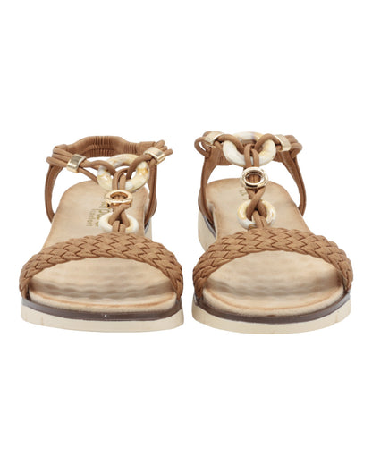 SANDALIAS DE MUJER AMARPIES ABZ26670 EN CUERO