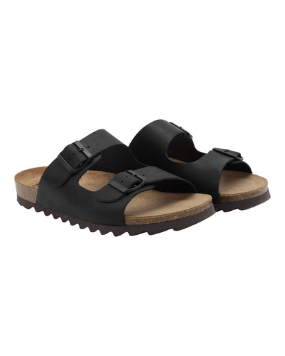 SANDALIAS DE HOMBRE INTER-BIOS 9560-SM EN NEGRO