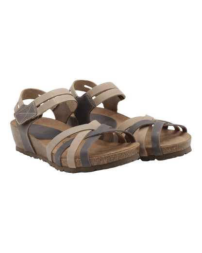 SANDALIAS DE MUJER INTER-BIOS 5338 PARDO-GRIS